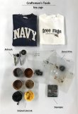 画像10: 【 FREE RAGE（フリーレイジ） 】　職人プリントクルースウェット [ スズメバチ ] [ NAVY ]