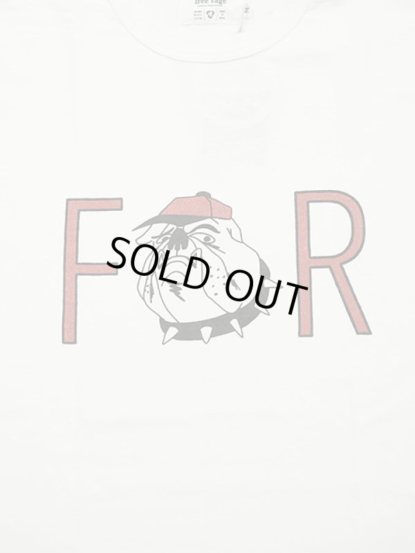 画像4: 【 FREE RAGE 】　プリント長袖Tシャツ 　[ Bulldog ] [ WHITE ] 【 メール便可 】