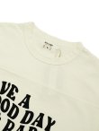 画像3: 【 メール便可 】 【 FREE RAGE（フリーレイジ） 】　Football Tee [ HAVE A GOOD DAY & BAD DAY ] [ WHITE ]