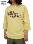 画像8: 【 メール便可 】 【 FREE RAGE（フリーレイジ） 】　Football Tee [ HAVE A GOOD DAY & BAD DAY ] [ YELLOW ]