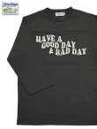 画像1: 【 メール便可 】 【 FREE RAGE（フリーレイジ） 】　Football Tee [ HAVE A GOOD DAY & BAD DAY ] [ SUMI ]