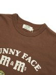 画像3: 【 FREE RAGE 】　プリントTシャツ [ FUNNY FACE ] [ BROWN ] 【 メール便可 】