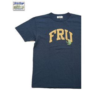 画像: 【 FREE RAGE 】　職人プリントTシャツ [ アオガエル ] [ NAVY ] 【 メール便可 】