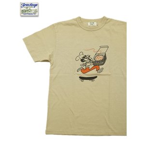 画像: 【 FREE RAGE 】　プリントTシャツ [ Delivery Pizza ] [ SAND ] 【 メール便可 】