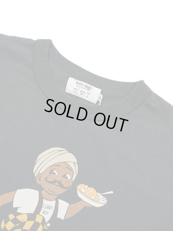 画像3: 【 FREE RAGE 】　プリント長袖Tシャツ　[ Curry Boy ] [ SUMI ] 【 メール便可 】