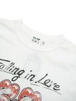 画像2: 【 FREE RAGE 】　プリント長袖Tシャツ　[ FALLING IN LOVE ] [ WHITE ] 【 メール便可 】