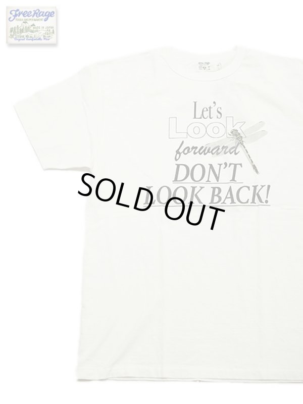 画像1: 【 FREE RAGE 】　職人Tシャツ [ Look Forward ] [ WHITE ] 【 メール便可 】