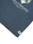 画像6: 【 FREE RAGE 】　フェードアウトTシャツ[ HOLLYWOOD ] [ NAVY ] 【 メール便可 】