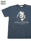画像1: 【 FREE RAGE 】　フェードアウトTシャツ[ HOLLYWOOD ] [ NAVY ] 【 メール便可 】