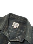 画像9: 【 Pherrow's（フェローズ） 】　フランネルチェックシャツ [ Used Wash ] [ OLIVE x BLACK ]