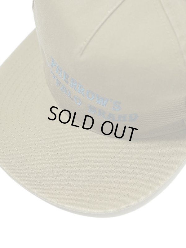 画像4: 【 Pherrow's（フェローズ） 】 トラッカーキャップ [ BUFFALO BRAND ] [ BEIGE ] 