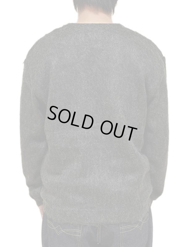 画像2: 【 Pherrow's（フェローズ） 】　モヘアニットカーディガン　[ MOHAIR KNIT CARDIGAN ] [ Gray ] 