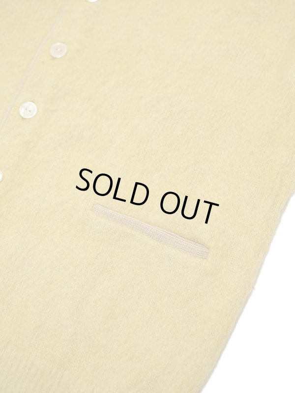 画像4: 【 Pherrow's（フェローズ） 】　モヘアニットカーディガン　[ MOHAIR KNIT CARDIGAN ] [ Mustard ] 