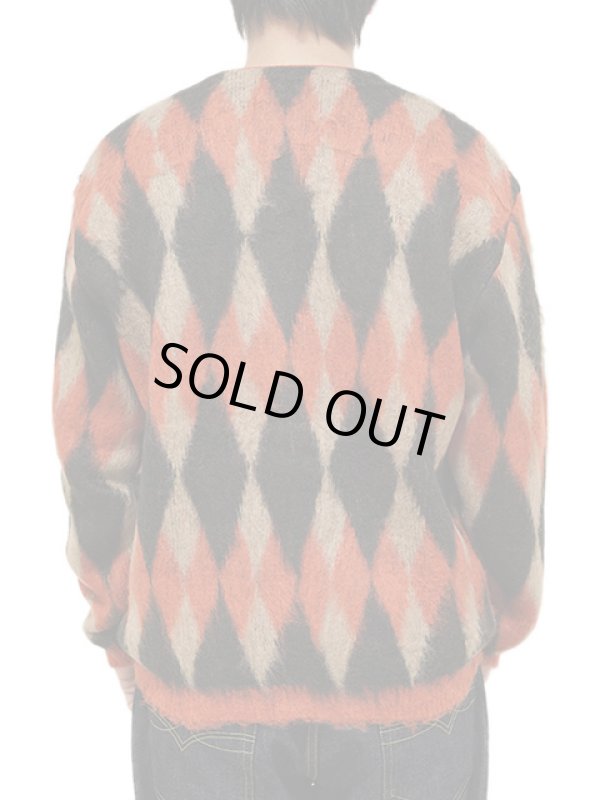 画像2: 【 Pherrow's（フェローズ） 】　モヘアニットカーディガン　[ MOHAIR KNIT CARDIGAN ] [ Diamond Orange ] 
