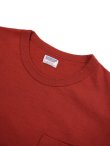 画像3: 【 DUBBLEWORKS（ダブルワークス） 】　ヘヴィウエイトポケットTシャツ [ Heavy Weight Tee ] [ RED ] 【 メール便可 】