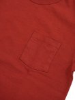 画像4: 【 DUBBLEWORKS（ダブルワークス） 】　ヘヴィウエイトポケットTシャツ [ Heavy Weight Tee ] [ RED ] 【 メール便可 】