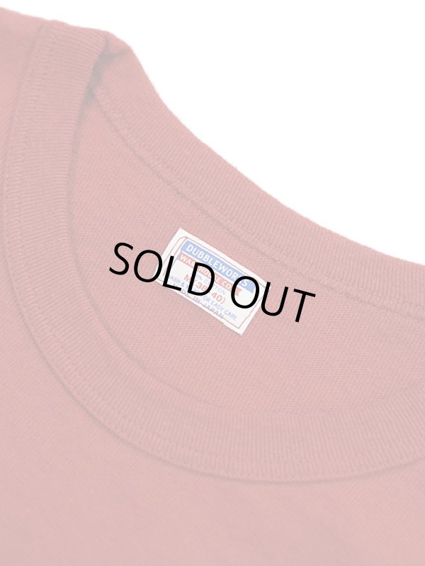 画像6: 【 DUBBLEWORKS（ダブルワークス） 】　ヘヴィウエイトポケットTシャツ [ Heavy Weight Tee ] [ RED ] 【 メール便可 】