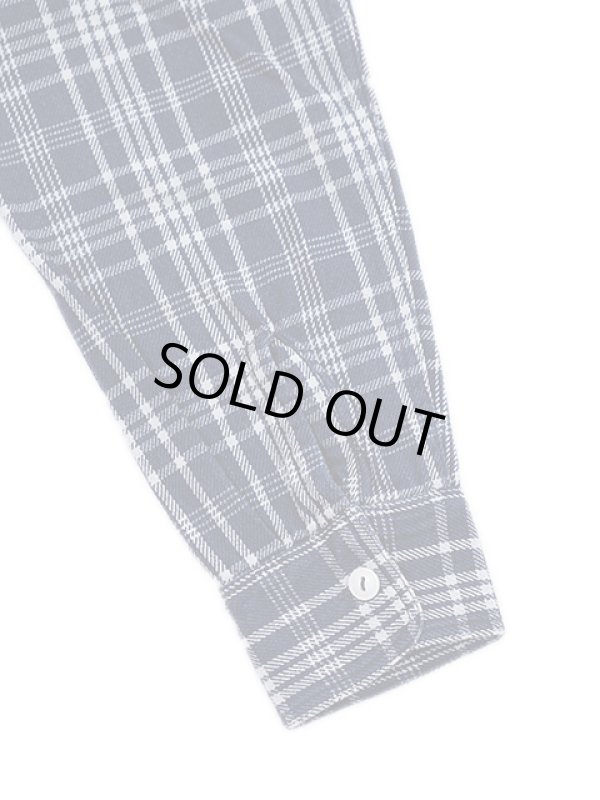 画像6: 【 Pherrow's（フェローズ） 】　フランネルチェックシャツ [ Used Wash ] [ INDIGO ]