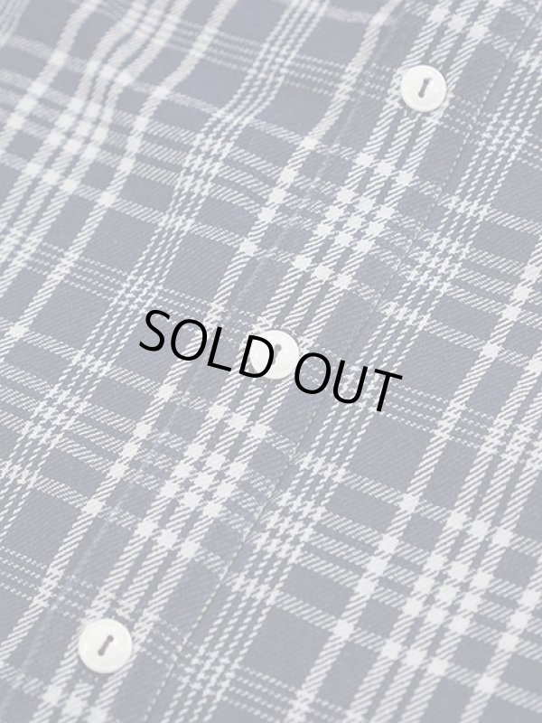 画像7: 【 Pherrow's（フェローズ） 】　フランネルチェックシャツ [ Used Wash ] [ INDIGO ]