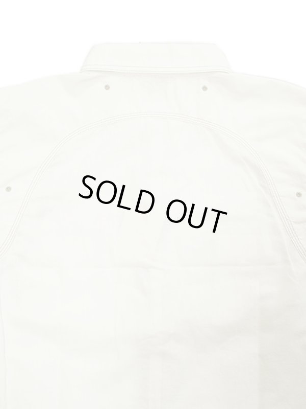 画像9: 【 Pherrow's（フェローズ） 】　半袖ラウンドヨークワークシャツ　[ Round York Work Shirts ] [ White Chambray ]