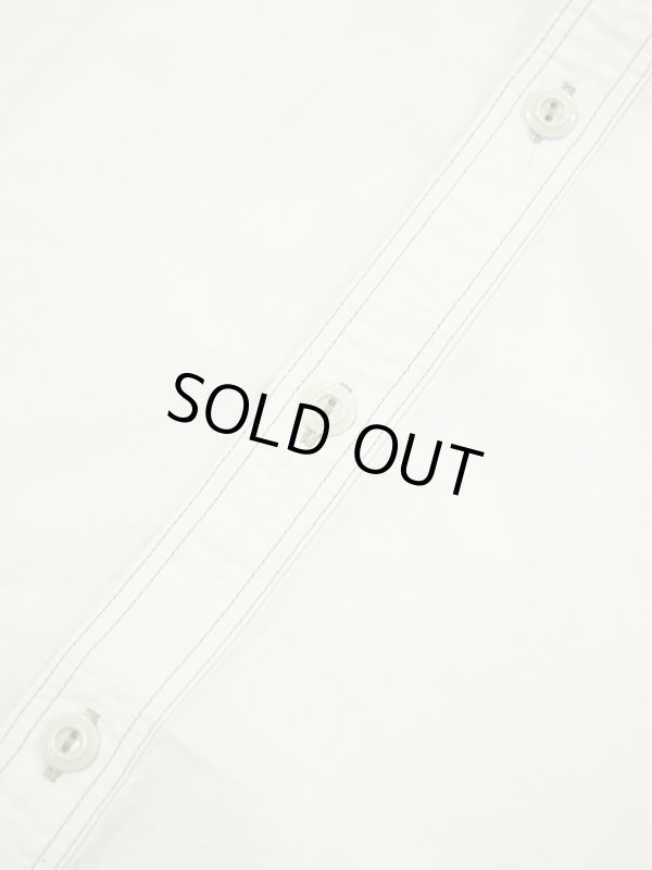 画像10: 【 Pherrow's（フェローズ） 】　半袖ラウンドヨークワークシャツ　[ Round York Work Shirts ] [ White Chambray ]