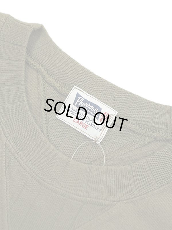 画像6: 【 Pherrow's（フェローズ） 】　半袖スェットタイプ T-シャツ [ Plane ] [ GREEN] 【 メール便可 】