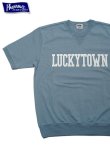 画像1: 【 メール便可 】【 Pherrow's（フェローズ） 】　半袖スェットタイプ T-シャツ [ LUCKYTOWN ] [ W.DENIM ]