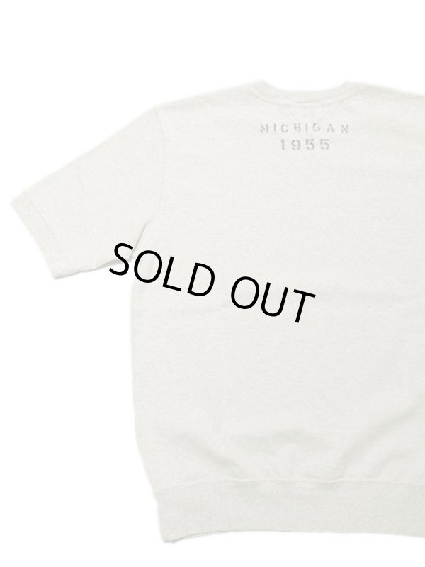 画像2: 【 メール便可 】【 Pherrow's（フェローズ） 】　半袖スェットタイプ T-シャツ [ MICHIGAN 1955 ] [ OATMEAL ]