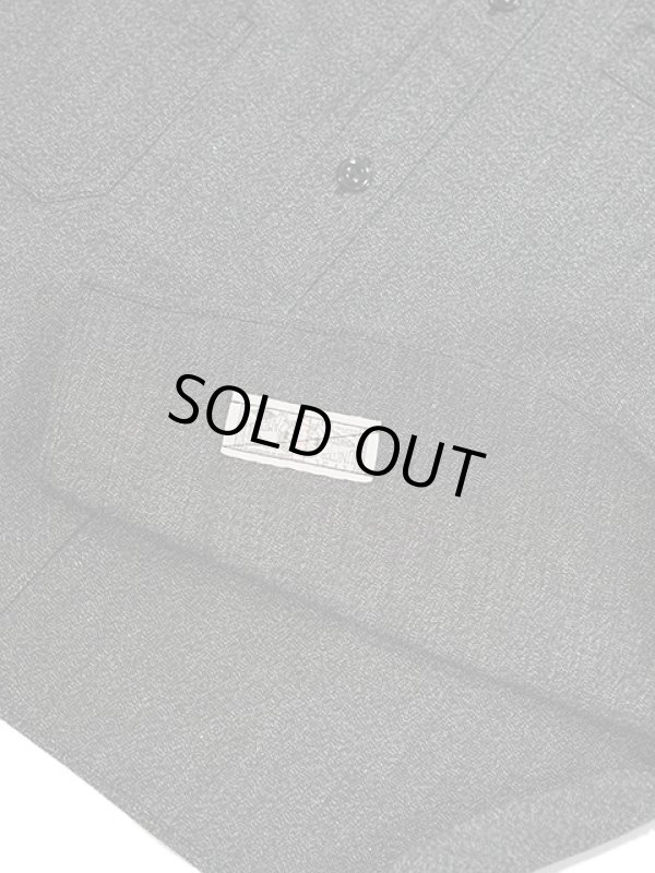 画像7: 【 Pherrow's（フェローズ） 】　撚り杢ラグランワークシャツ [ Covert Raglan Sleeve Work Shirts ] [ Optical Specs ] [ BLACK ]