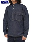 画像1: 【 Pherrow's（フェローズ） 】 デニムプルオーバーワークシャツ [ Denim Pull Over Work Shirts ] [ Indigo ]