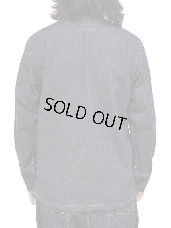 画像2: 【 Pherrow's（フェローズ） 】 デニムプルオーバーワークシャツ [ Denim Pull Over Work Shirts ] [ Indigo ]