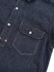 画像4: 【 Pherrow's（フェローズ） 】 デニムプルオーバーワークシャツ [ Denim Pull Over Work Shirts ] [ Indigo ]