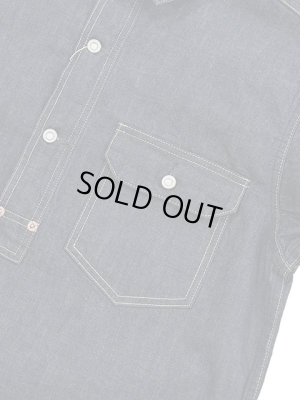画像4: 【 Pherrow's（フェローズ） 】 デニムプルオーバーワークシャツ [ Denim Pull Over Work Shirts ] [ Indigo ]
