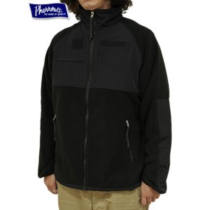 画像: 【 Pherrow's（フェローズ） 】　ミリタリーフリースジャケット [ MILITARY FLEECE JACKET ] [ BLACK ]