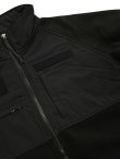 画像6: 【 Pherrow's（フェローズ） 】　ミリタリーフリースジャケット [ MILITARY FLEECE JACKET ] [ BLACK ]