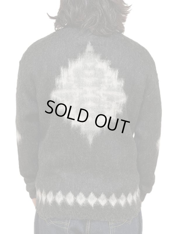 画像2: 【 Pherrow's（フェローズ） 】　モヘアクルーネックセーター　[ MOHAIR CREW NECK SWEATER ] [ BLACK NATIVE ] 