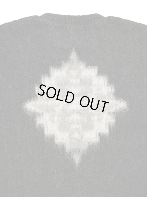 画像8: 【 Pherrow's（フェローズ） 】　モヘアクルーネックセーター　[ MOHAIR CREW NECK SWEATER ] [ BLACK NATIVE ] 