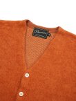 画像3: 【 Pherrow's（フェローズ） 】　モヘアニットカーディガン　[ MOHAIR KNIT CARDIGAN ] [ ORANGE ] 