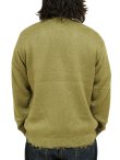 画像2: 【 Pherrow's（フェローズ） 】　モヘアニットカーディガン　[ MOHAIR KNIT CARDIGAN ] [ OLIVE ] 