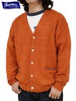 画像1: 【 Pherrow's（フェローズ） 】　モヘアニットカーディガン　[ MOHAIR KNIT CARDIGAN ] [ ORANGE ] 