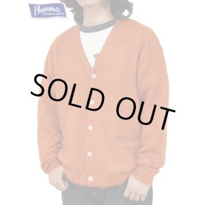 画像: 【 Pherrow's（フェローズ） 】　モヘアニットカーディガン　[ MOHAIR KNIT CARDIGAN ] [ ORANGE ] 