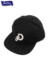 画像: 【 Pherrow's（フェローズ） 】 ウールベースボールキャップ [ Wool baseball Cap ] [ BLACK ] 