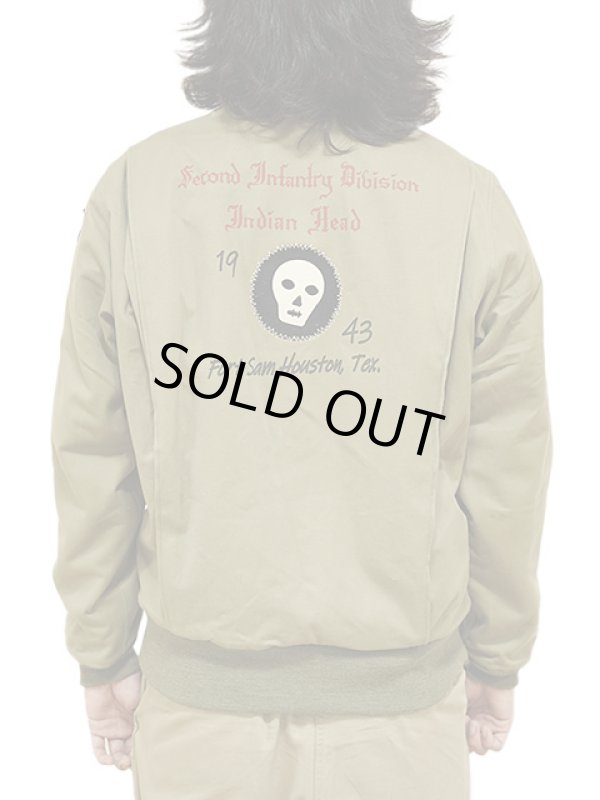 画像2: 【 Pherrow's（フェローズ） 】 TANKERS JACKET [ 2ND INFANTRY DIV. ] [ L.OLIVE ]