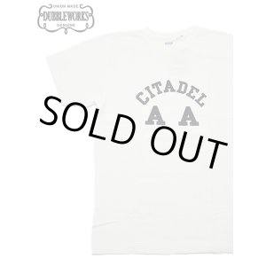 画像: 【 DUBBLEWORKS（ダブルワークス） 】　プリントTシャツ [ Printed Tee ] [ CITADEL AA ] [ OFF WHITE ] 【 メール便可 】