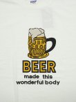 画像4: 【 DUBBLEWORKS（ダブルワークス） 】　プリントTシャツ [ Printed Tee ] [ BEER ] [ OFF WHITE ] 【 メール便可 】