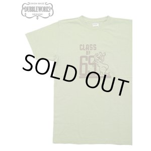 画像: 【 DUBBLEWORKS（ダブルワークス） 】　プリントTシャツ [ Printed Tee ] [ CLASS OF 69 ] [ TEA GREEN ] 【 メール便可 】