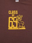 画像4: 【 DUBBLEWORKS（ダブルワークス） 】　プリントTシャツ [ Printed Tee ] [ CLASS OF 69 ] [ BORDEAUX ] 【 メール便可 】