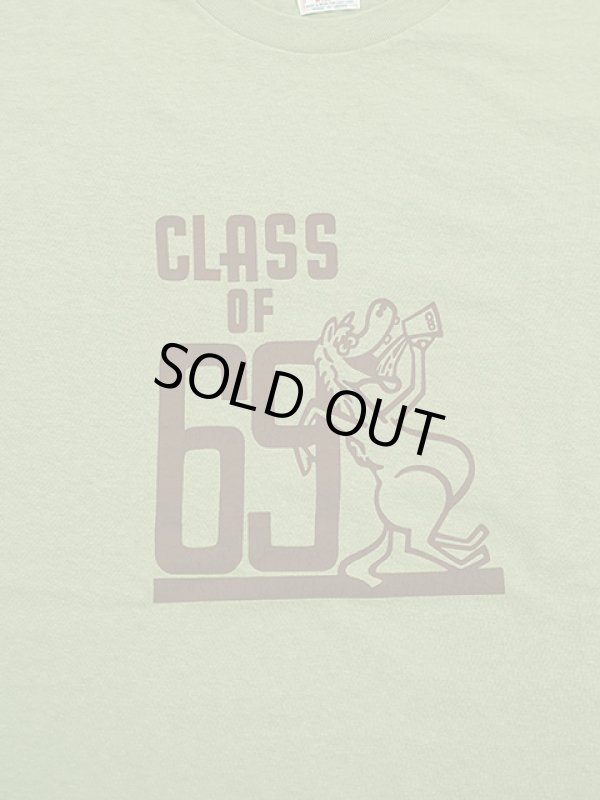 画像4: 【 DUBBLEWORKS（ダブルワークス） 】　プリントTシャツ [ Printed Tee ] [ CLASS OF 69 ] [ TEA GREEN ] 【 メール便可 】