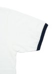 画像5: 【 DUBBLEWORKS（ダブルワークス） 】　リンガーTシャツ [ Ringer Tee ] [ SCALP DE PEW ] [ OFF WHITE x NAVY ] 【 メール便可 】