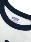 画像7: 【 DUBBLEWORKS（ダブルワークス） 】　リンガーTシャツ [ Ringer Tee ] [ SCALP DE PEW ] [ OFF WHITE x NAVY ] 【 メール便可 】